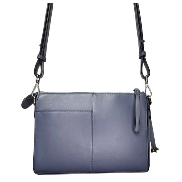 Radley London Selby Street Leather Small Zip Top Crossbody Shoulder Bag Blue - Picture 4 of 9